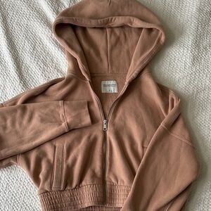 Women’s Abercrombie & Fitch Cropped Zip-Up Hoodie